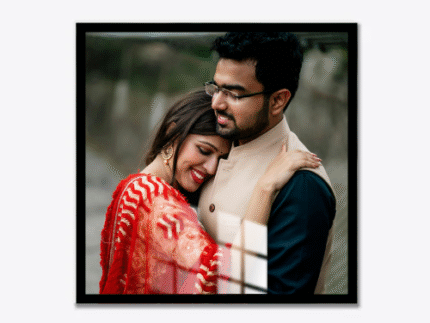 Square Acrylic Wall Photo Border Frame